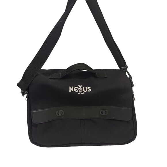 1980s NEXXUS Original Hair Stylist Bag Barber Case Organizer Embroiderd RARE VNT - Picture 3 of 14